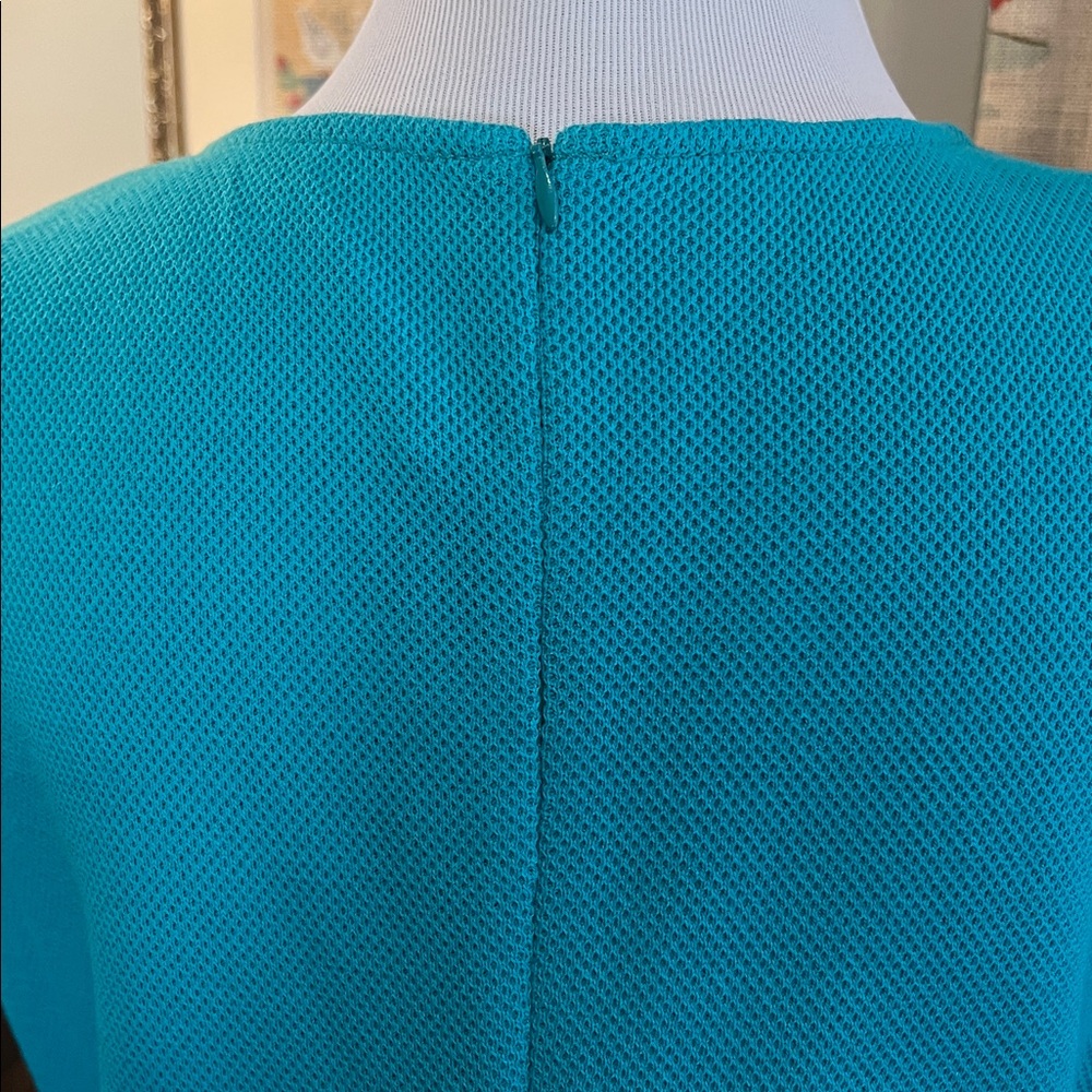 St John Green Sleeveless Sheath Dress Size 12 - Picture 4 of 6